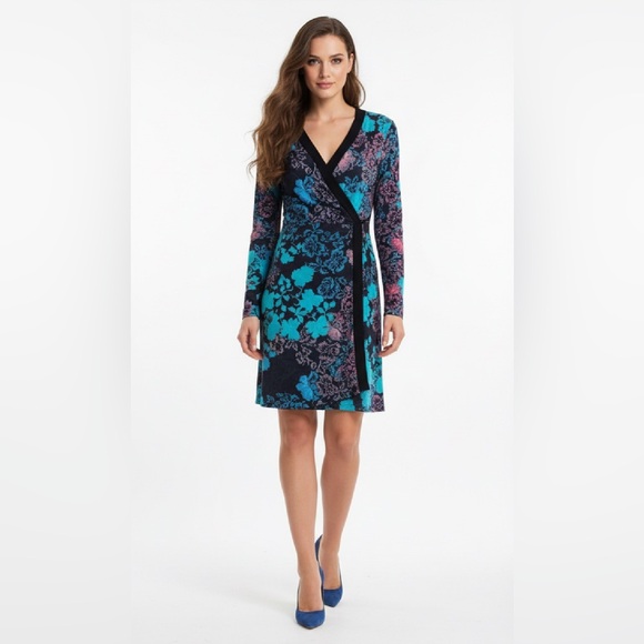 BCBGMaxAzria Adele Wrap Dress - Picture 1 of 5